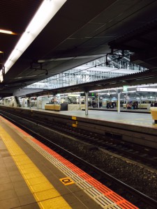 大阪駅のホーム